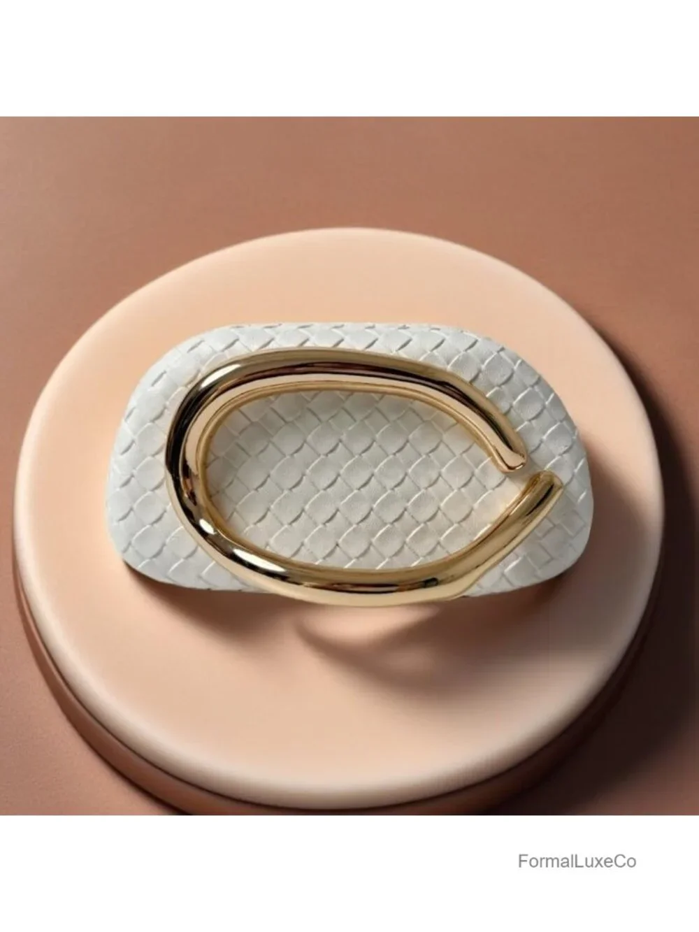 Vegan Leather Acrylic Clutch Box Evening Bag Detachable Chain
